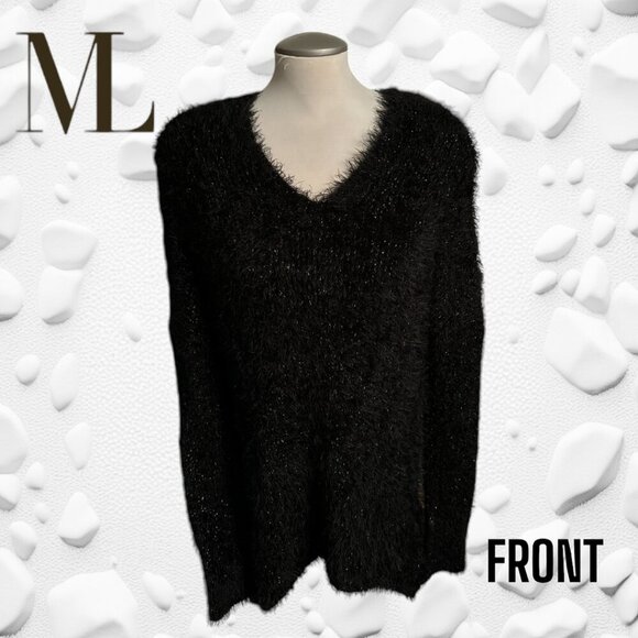 MELANIE LYNE GORGEOUS GOLD FLECK SOFT SWEATER - Picture 1 of 7